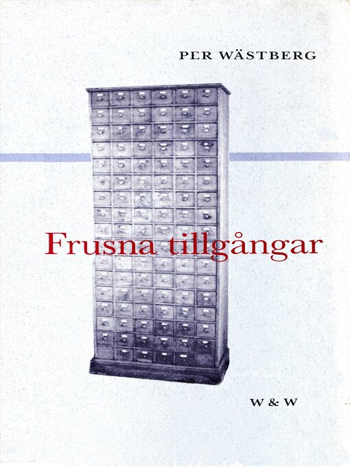 Title details for Frusna tillgångar by Per Wästberg - Available